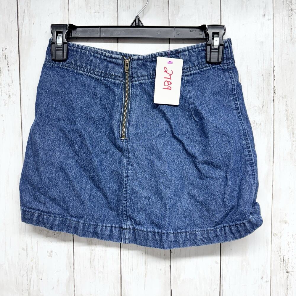 BDG Skirt Women Size 25 Blue Denim Cotton Y2K Mini‎ Streetwear Minimalist Casual
